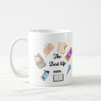 Taza "the best life ever" koffiemok