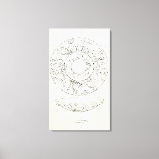 Tazza gevonden op Tarquinia Canvas Afdruk (Voorkant)