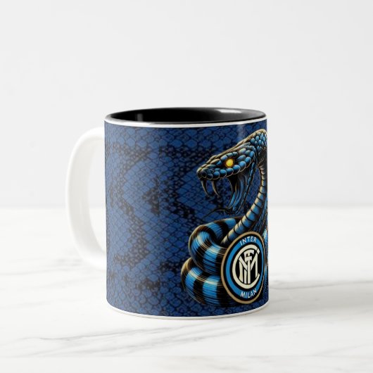 Tazza Inter calcio Tweekleurige Koffiemok (Voorkant links)