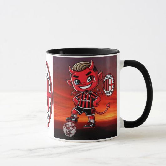 Tazza Milan calcio Mok (Rechts)