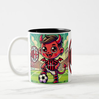 Tazza Milan calcio Tweekleurige Koffiemok