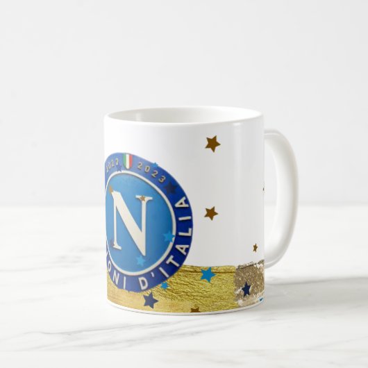 Tazza mug commémororativa scudetto Napoli 2023 (Devant droit)