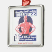 TB-versiering Metalen Ornament (Links)