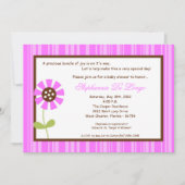 {TBA} 5x7 Spring Flower Baby shower Invitation Kaart (Voorkant)
