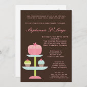 {TBA} 5x7 Sweet Traitements Baby shower Invitation (Devant / Derrière)