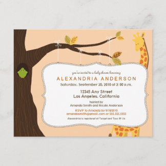 {TBA} Adorable Baby Tree Baby shower Invitation : 