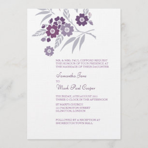 TBA: Cherry Blossom Wedding Invitations Kaart