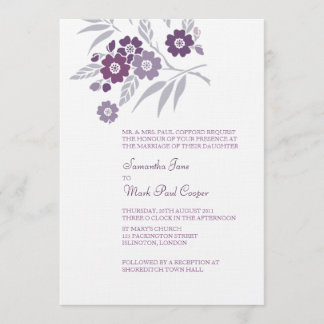 TBA: Cherry Blossom Wedding Invitations Kaart