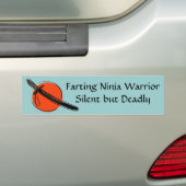 {TBA} het Kweken Ninja Warrior Silent maar Dodelij Bumpersticker (Op auto)