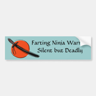 {TBA} het Kweken Ninja Warrior Silent maar Dodelij Bumpersticker