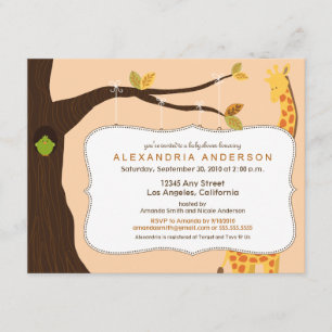 {TBA} het Schattige Baby shower van de Boom van de Kaart