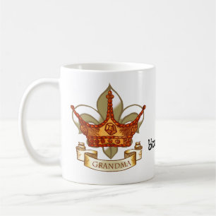 TBA Kroon Banner Koningin Oma Mok