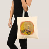 TBA Skeleton Bicycle Tote Bag (Voorkant (product))