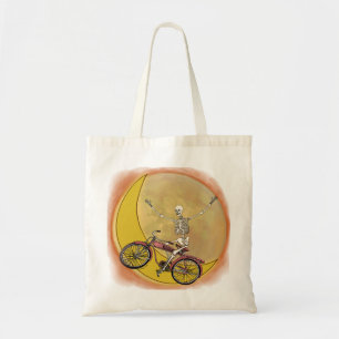TBA Skeleton Bicycle Tote Bag