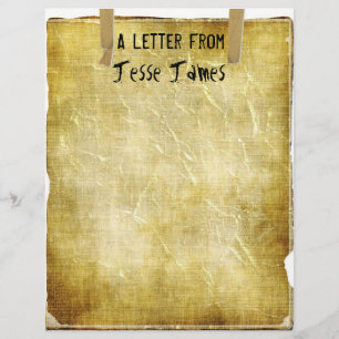 TBA & TOP 10~Letter van..Old Paper Letterhead