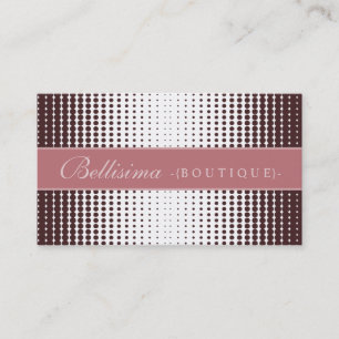 {TBA Winner} Halftone Stippen Mauve Visitekaartje