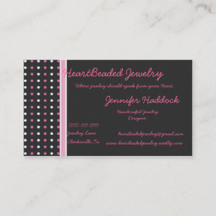 TBA WINNER Jewelry Artist Visitekaartje