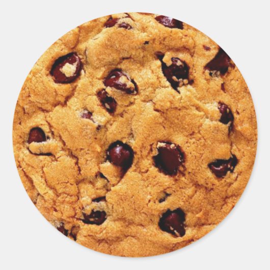 TBA Winning Chocolate Chip Ronde Sticker (Voorkant)