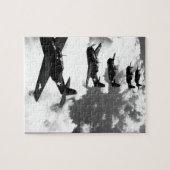 TBF (Avengers) vliegend in formation_War afbeeldin Legpuzzel (Horizontaal)