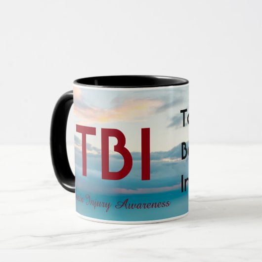 TBI Geweldig mooi individu Mok (Voorkant links)