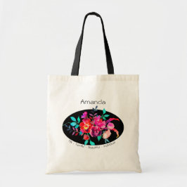 TBI Geweldig Mooi Individueel Roze Bloem Tote Bag