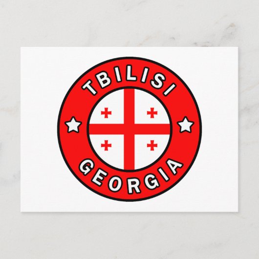 Tbilisi Georgia Briefkaart (Voorkant)