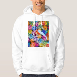 Tbilisi Georgia City Map Hoodie