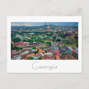 Tbilisi Georgia Cityscape Street Architecture Briefkaart