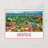 Tbilisi Georgia Cityscape Street Architecture Briefkaart (Voorkant)