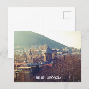 Tbilisi Georgia Feestdagenkaart