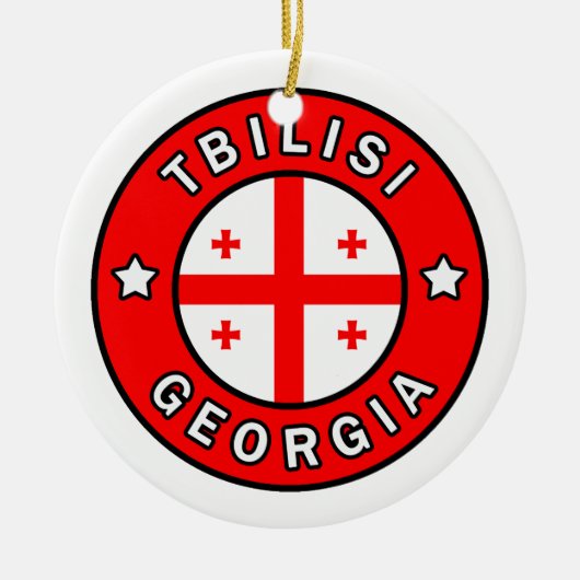 Tbilisi Georgia Keramisch Ornament (Voorkant)