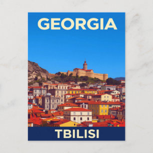 Tbilisi Georgië Narikala Fort Briefkaart