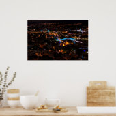 Tbilisi in de nacht poster (Keuken)