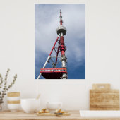 Tbilisi TV-toren Poster (Keuken)