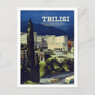 Tbilissi, Géorgie, grande ville, carte postale de