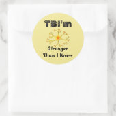 TBI'm Ronde Sticker (Tas)