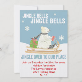 TBO- Jingle Bells Polar beer-partij Kaart