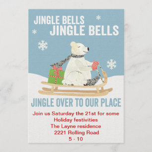 TBO- Jingle Bells Polar beer-partij Kaart