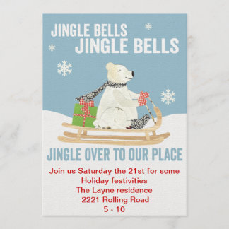 TBO- Jingle Bells Polar beer-partij Kaart