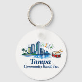 TCB Percussion Logo Keychain (Voorkant)