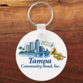 TCB Trompet Logo Sleutelhanger (Voorkant)