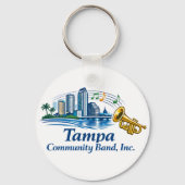 TCB Trompet Logo Sleutelhanger (Achterkant)