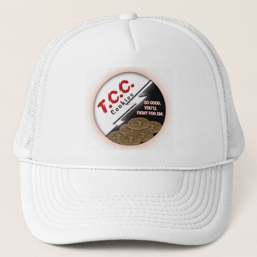 TCC Round Logo Pet, wit Trucker Pet (Voorkant)