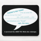 TCC Web Redesign Mousepad Muismat (Voorkant)