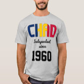 Tchad Flag Independence Celebration T-Shirt (Devant)