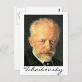 Tchaikovsky Briefkaart (Voorkant / Achterkant)