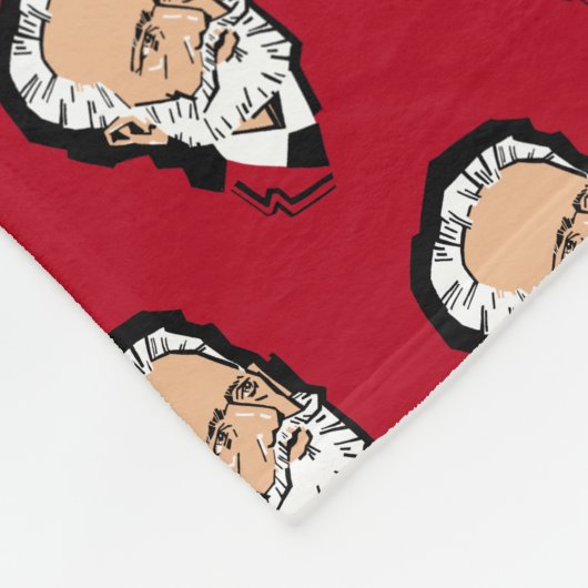 Tchaikovsky dark red fleece deken (Hoek)
