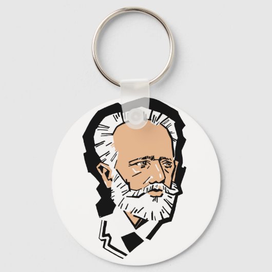 Tchaikovsky Sleutelhanger (Voorkant)