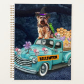 Tchiens de Terrier du Yorkshire Halloween Camion N (Devant)