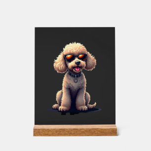 Tchiens drôle Poodle Amoureux des Animaux Graphiqu